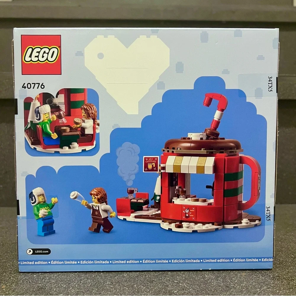 LEGO ‘Limited Edition’ Holidays Hot Chocolate Stand 40776 Christmas-256 Pcs.,NIB